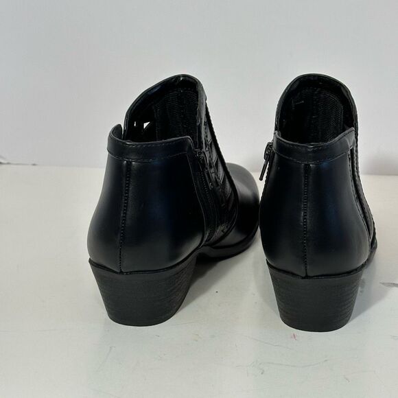 SODA Black Zip Up Ankle Bootie | Women Size 8.5 - Picture 7 of 14